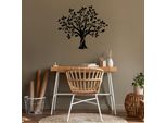 Wallity, Albero Monumentale 14, Decorazione Murale, Nero, Metallo, 85 X 74 Cm