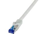 Logilink Professional C6A142S Cavo Patch Logilink Ultraflex, Cat.6A, S/Ftp, 50 M, Grigio