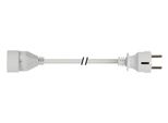 Cavo Prolunga 3 M - Bianco - 3G1.5 - Schuko