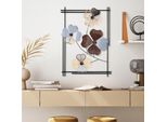 Wallity, Weinan 3, Decorazione Da Parete, Multicolore, Metallo, 50 X 70 X 4 Cm