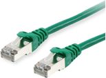Equip - Cavo Patch - Da RJ-45 (M) A RJ-45 (M) - 30,0 M - S/Ftp - Cat 6 - Schermato, Senza Alogeni, Stampato, A Trefoli - Verde