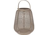 Lanterna Con Supporto In Metallo, 16 X 19 Cm