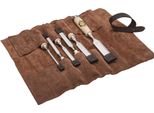 Set Di Scalpelli Da Ciliegio 6 Pezzi Con Custodia In Pelle 6-10-12-16-20-26