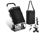 Hengda Carrello Della Spesa Carrello Della Spesa Pieghevole Carrello Leggero Portatile Con Funzione Di Montascale 40 L