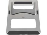 Hama Aluminium, Supporto Per Laptop, Da 28 Cm (11") A 40 Cm (15,6""), Pieghevole, Alluminio, Argento"