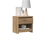 Vidaxl Comodini 2 Pz. Rovere Artigianale 40X30X39 Cm Materiale A Base Di Legno