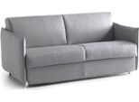 Talamo Italia Divano Fisso 2 Posti Varedo 95X180X90H Cm Grigio Grigio, Sfoderabile Idrorepellente Italy