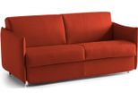 Talamo Italia Divano Letto 3 Posti Cecina 95X200 Cm Nero, Sfoderabile Contenitore Italy