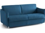 Talamo Italia Divano Letto 3 Posti Cecina 95X200 Cm Nero, Sfoderabile Contenitore Italy
