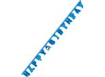 Creative Party - Squalo - Striscione Assemblato Splash, L, Buon Compleanno SG38514 (Taglia Unica) (Blu)