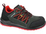 Esd-Schuhe Wildleder/Oxford Graphit-Rot, S1 Fo Sr, "42"", Ce, Lahti"