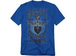 Bon Jovi - Maglietta "Keep The Faith"" Per Uomo/Donna Unisex TV20687 (S) (Blu Reale)"