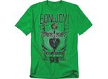 Bon Jovi - Maglietta "Keep The Faith"" Per Uomo/Donna Unisex TV20687 (S) (Verde Irlandese)"
