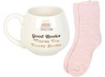 Something Different - Set Di Tazze "Good Books"" SD10430 (Taglia Unica) (Bianco/Rosa)"