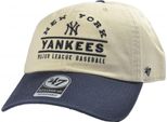 47 - Cappellino Da Baseball "Mlb Windham"" BS5986 (Taglia Unica) (Navy/Beige)"