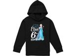 Frozen - Felpa Con Cappuccio "Bright Like Elsa"" Per Bambini, 6° Compleanno TV22310 (152-158) (Nero)"