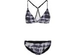 Urban Classics - Bikini A Triangolo Da Donna TN499 (L) (Nero/Bianco)