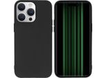 Custodia Per Iphone 15 Pro Max - Silicone - Accezz Soft Case/Backcover - Nero
