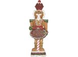 Clayre & Eef Decorazione Natalizia Figura Schiaccianoci 3 X Aaa Plastica Marrone