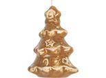 Clayre & Eef Albero Di Natale Ornamento Natalizio 6X5X9 Cm Ceramica Marrone