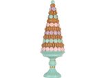 Clayre & Eef Decorazione Natalizia Albero Di Natale Ø 13X40 Cm Plastica Verde