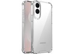 Custodia Trasparente Per Samsung Galaxy S25 Edge, Retro Trasparente Ibrido, Copertura Antiurto Con Paraurti In Tpu