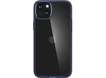 Spigen Iphone 15 Plus Cover Ibrida In Cristallo - Blu Scuro