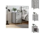 Vidaxl Comodino Grigio Sonoma 40X42X60 Cm In Legno - Comodini