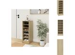 Vidaxl Scarpiera In Rovere Sonoma 31,5X35X90 Cm In Legno - Portascarpe E Armadietti