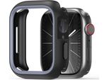 Dux Ducis Bamo - Custodia Protettiva Rigida In Pc Per Apple Watch Serie 7/8/9 45 Mm Nero/Grigio