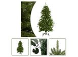 The Living Store Albero Di Natale Artificiale Pieghevole Con Supporto Verde 150 Cm