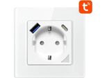 Presa Di Corrente Intelligente Con USB-C E USB-A - 16A, Wlan, Tuya