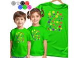 T-Shirt Per Bambini A Pois Colorati Dot Tag - 86 Xxxs