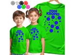 Maglietta Kinder - Daytime Dots Blau - 122 S