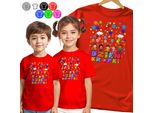 T-Shirt Per Bambini - Pois Colorati Di Giorno - 86 Xxxs