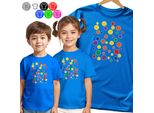 Maglietta Kinder - Bunte Dot Day - 146 L