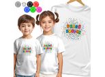 T-Shirt Per Bambini - Disegni Colorati A Pois Diurni - 86 Xxxs