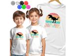 Maglietta Kinder - Dots Day Dino Dinosauro - 98 Xxs