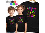 T-Shirt Per Bambini - Tag A Pois Colorati - 86 Xxxs