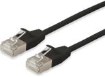 Equip 606123 Equip Cavo Patch Cat6A F/Ftp 2Xrj45 0,50M Nero Slim Lszh