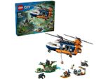 Lego City Jungle Explorer Helicopter, Playset Avventura Per Bambini Dagli 8 Anni In Su, Regalo Di Natale O Di Compleanno Per Bambini, 5 Minifigure E 3 Gorilla 60437