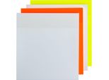 Q-Connect® KF10371 Sticky Note Pp - 76 X 76 Mm, Semitrasparente Assortito, 4X 50 Fogli