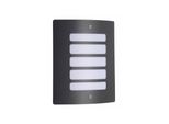 Brilliant Lampe Todd AußEnwandleuchte Anthrazit 1X A60, E27, 60W, Geeignet FüR Normallampen (Nicht Enthalten) Ip-Schutzart: 44 - SpritzwassergeschüTzt