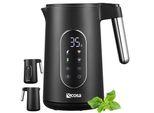 Ecosa Edelstahl Wasserkocher M. Temperatureinstellung Warmhaltefunktion 1.7L