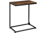 Tectake® Beistelltisch, Industrial Style, In Praktischer C-Form, 55,5 X 35 X 67 Cm