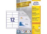 Avery 3659 Etichetta Autoadesiva Rettangolo Permanente Bianco 1200 Pz