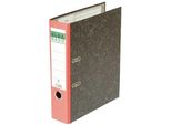 Elba 100555313 Cartella Rado Wolkenmarmor - A4, 80 Mm, Rosso