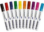 Legamaster TZ1 Boardmarker Assortiti 10 Pezzi - 10 Pezzi - Nero - Blu - Marrone - Verde - Navy - Arancione - Rosa - Rosso - Viola - Giallo - Bianco - 1,5 Mm - 3 Mm - Germania (7-110099)