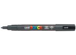 Uni-Ball® 186599 Marcatore A Pigmenti Posca - 0,9 - 1,3 Mm, Nero