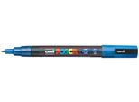 Marcatore A Pigmenti Uni-Ball Posca PC-3ML Glitter, Blu Scuro
